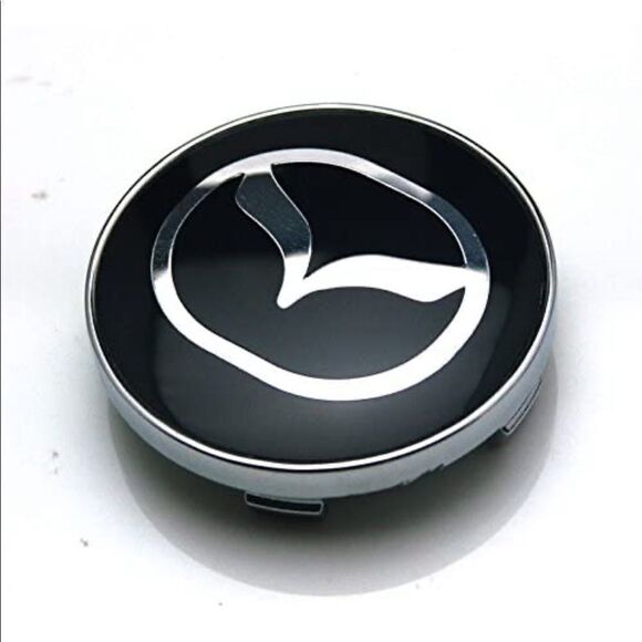 Mazda W240 Wheel Center Caps 60mm set of 4 NWT - Picture 2 of 8